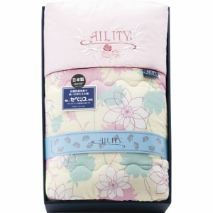 【ギフト】AILITY 東レ抗菌防臭わた(セベリス)入り 肌掛ふとん ピンク L-B