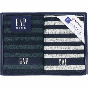 【ギフト】GAP HOME NEW ボーダーギフト ウォッシュタオル2P