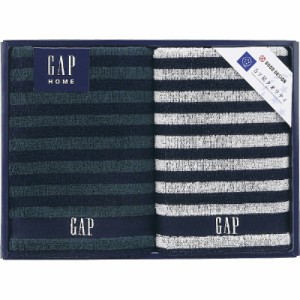 【ギフト】GAP HOME NEW ボーダーギフト フェイスタオル2P