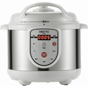【ギフト】エレット 電気圧力鍋(18cm・4合炊) ET-104