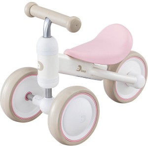 【ギフト】D-Bike mini ワイド 乗用玩具 三輪 ピンク