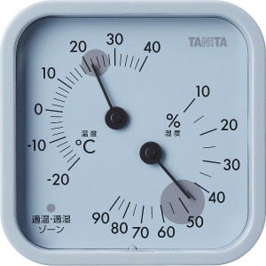 【ギフト】タニタ 温湿度計 ブルーグレー TT587BL