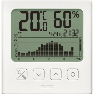 【ギフト】タニタ グラフ付きデジタル温湿度計 TT-581