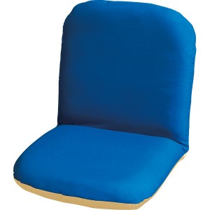 【ギフト】コンパクトリクライニング座椅子 ブルー