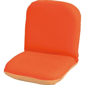 【ギフト】コンパクトリクライニング座椅子 オレンジ