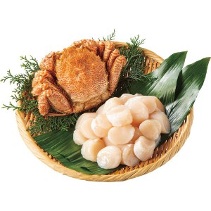 【ギフト】北海道産毛蟹とほたてセット