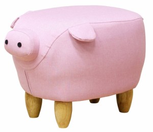 アニマルスツール 動物の形をしたキュートな椅子 PI ST-11 ピッグ ピンク