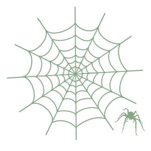 Wallstyle ウォールステッカー 蜘蛛 450mm 450mm Ws 144 グレイッシュエメラルドの通販はau Wowma ワウマ フジックス 商品ロットナンバー