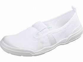 ムーンスター 介護靴 MS大人の上履き01 ホワイト 27.0