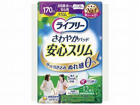 ユニ・チャーム T爽やかパッドスリム長時間・夜でも安心用12枚