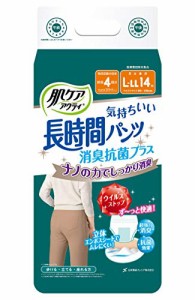 日本製紙クレシア 肌ケアアクティ 長時間パンツ消臭抗菌プラス L-LL14枚 80653