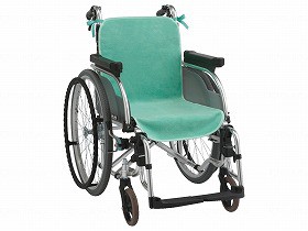 ケアメディックス 車椅子シートカバー(2枚入) グリーン 44020G