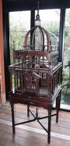 ジャービス商事　天然木無垢材　アンティーク　鳥かご宮殿　15401　木製