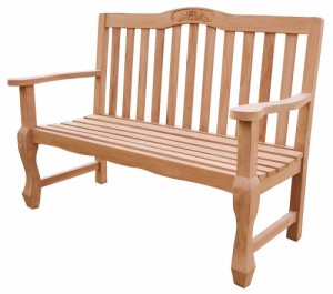 ジャービス商事　ガーデンベンチ　天然木無垢材　手作りベンチ　20717　ガーデンチェア　木製