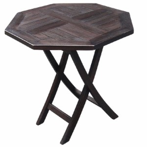 ジャービス商事　天然木無垢材　ポピュラー折り畳みテーブル　20806　テーブルのみ　木製　アンティーク調