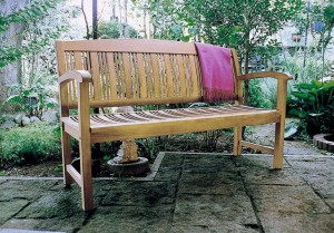 ジャービス商事　ガーデンベンチ　天然木無垢材　フィローベンチ　20841　ガーデンチェア　木製