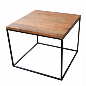 ジャービス商事　天然木無垢材　アイアンウッドキューブテーブル　34257　木製