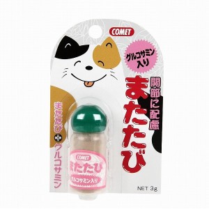 （まとめ買い）イトスイ コメット グルコサミン入りまたたび 3g 猫用 〔×12〕