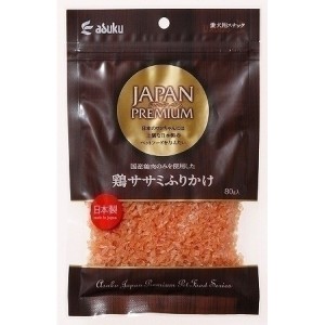 （まとめ買い）アスク ジャパンプレミアム 鶏ササミふりかけ 80g 犬用おやつ 〔×15〕