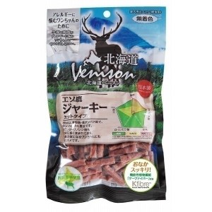 （まとめ買い）アスク 北海道 ベニスン 鹿ジャーキー カット 150g 犬用おやつ 〔×10〕