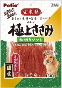 （まとめ買い）ペティオ 極上ささみ 細切りソフト 150g 犬用おやつ 〔×4〕