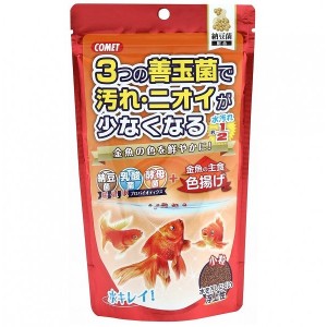 （まとめ買い）イトスイ コメット 金魚の主食納豆菌 色揚げ小粒 200g 〔×6〕