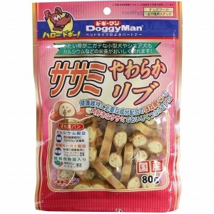 ドギーマン ササミやわらかリブ 80g 犬用