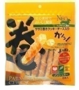 （まとめ買い）シーズイシハラ NEO ササミ巻きクッキー チーズ入り 8本入 犬用 〔×12〕