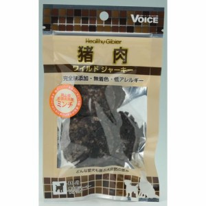 （まとめ買い）ヴォイス 猪肉ワイルドジャーキーミンチ 20g 犬用 〔×12〕