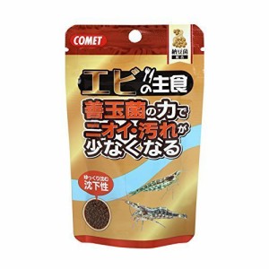 （まとめ買い）イトスイ コメット エビの主食 善玉菌の力でニオイ・汚れが少なくなる 30g ゆっくり沈む沈下性 〔×12〕