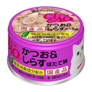 いなば チャオ かつお＆しらす 85g 猫用缶詰 キャットフード