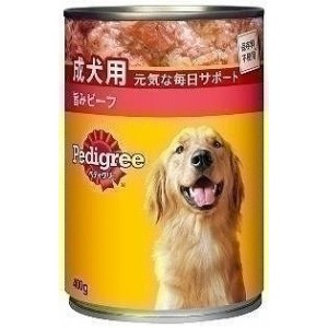 ペディグリー P1 成犬用 旨みビーフ 400g 犬用缶詰 ドッグフード
