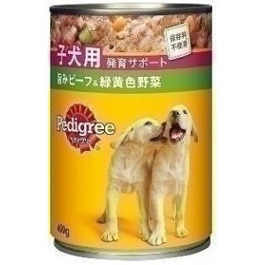 ペディグリー P14 子犬用 ビーフ&緑黄色野菜 400g 犬用缶詰 ドッグフード