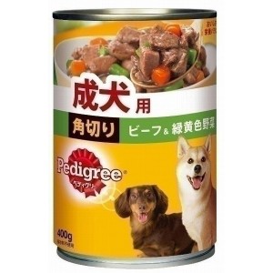 ペディグリー P16 成犬用 旨みビーフ&緑黄色野菜・スープ仕立て 400g 犬用缶詰 ドッグフード