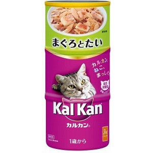 カルカン ハンディ缶 KHC03 1歳から まぐろとたい 160g×3缶 猫用缶詰 キャットフード