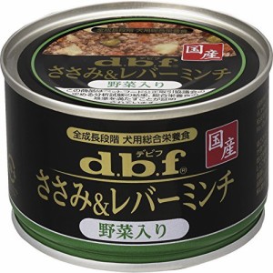 （まとめ買い）デビフ ささみ＆レバーミンチ野菜入り 150g 犬用缶詰 ドッグフード 〔×24〕