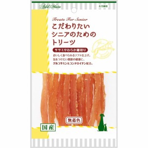 （まとめ買い）アドメイト こだわりたいシニアのためのトリーツ ササミやわらか細切り 45g 犬用 〔×12〕