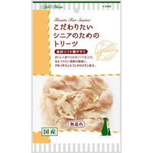 （まとめ買い）アドメイト こだわりたいシニアのためのトリーツ 素材ソフト鶏ササミ 65g 犬用 〔×12〕