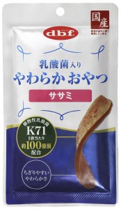 （まとめ買い）デビフペット d.b.f 乳酸菌入り やわらかおやつ ササミ 40g 犬用 〔×24〕