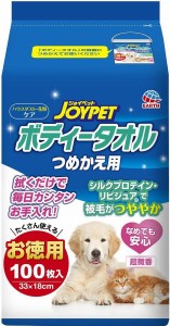 アース・ペット JOYPET ボディータオルペット用 つめかえ用 100枚