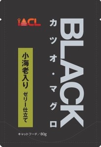 （まとめ買い）イトウ&カンパニーリミテッド BLACK カツオ・マグロ 小海老入り ゼリー仕立て 80g 〔×56〕