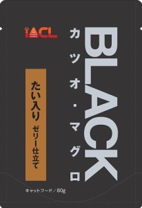 （まとめ買い）イトウ&カンパニーリミテッド BLACK カツオ・マグロ たい入り ゼリー仕立て 80g 〔×56〕