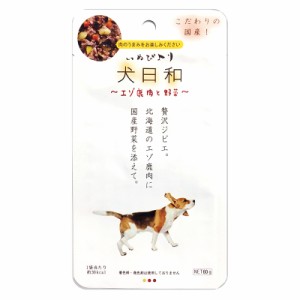 （まとめ買い）わんわん 犬日和 エゾ鹿肉と野菜 60g 犬用フード 〔×30〕