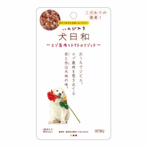 （まとめ買い）わんわん 犬日和 エゾ鹿肉とトマトのリゾット 60g 犬用フード 〔×30〕