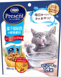 日本ペットフード コンボ プレゼント キャット おやつ 猫下部尿路の健康維持 シーフードミックス味 42g 猫用おやつ