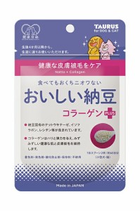 （まとめ買い）トーラス おいしい納豆 コラーゲン+ 犬用フード 〔×6〕