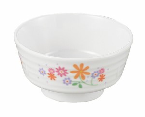 （まとめ買い）エンテック メラミン食器 花束(ブーケ) ミニ小鉢(のぞき) BU-6 〔×5〕