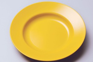 （まとめ買い）エンテック ポリプロピレン食器 スープ皿 (イエロー) No.1716Y 〔×10〕