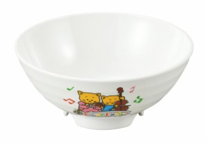 （まとめ買い）エンテック お子様食器 こねこたい ラーメン丼(小) KO-18 〔×3〕