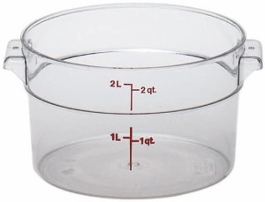 （まとめ買い）CAMBRO(キャンブロ) 丸型フードコンテナー RFSCW2 (1.9L) 〔×3〕